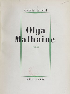 cover image of Olga Malhaine